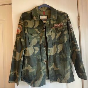 Abercrombie & Fitch Green Camouflage Jacket